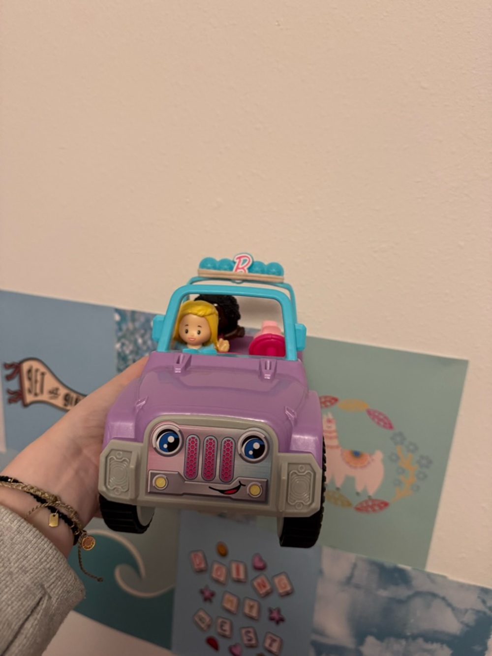 Fisher-Price Little People Barbie Beach Cruiser w/Music & 2 Figures